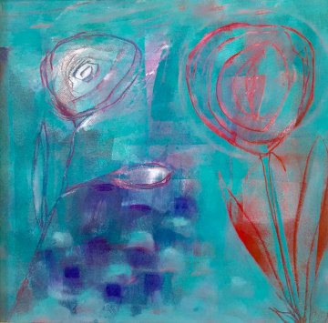 Zwei Blumen Zwei Blumen