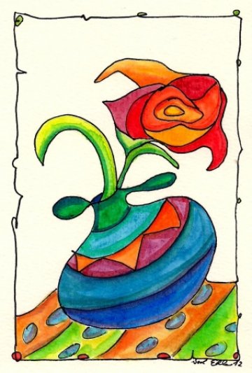 Blumen in Vase Blumen in Vase