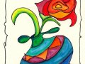 Blumen in Vase
