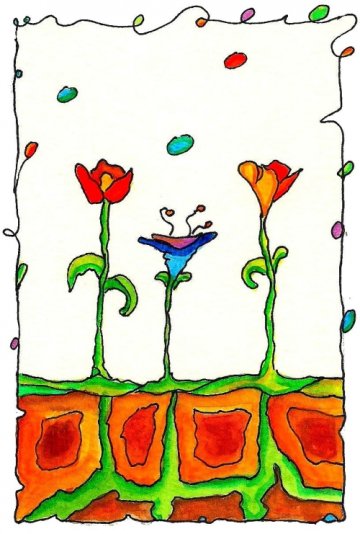 Drei Blumen